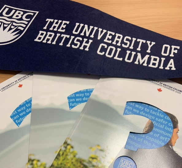 merchandise collected from the University of British Columbia by a top sixth form college