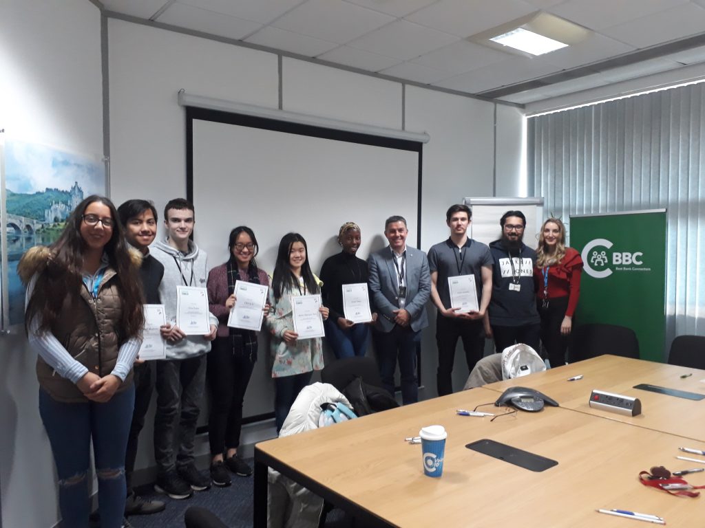 work experience students from a private school in wales