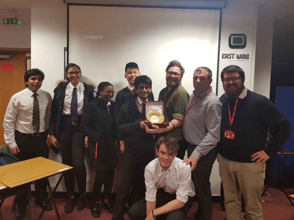 staff vs students debate at a private school in wales