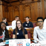 Students from a top sixth form College Attending a Climate Change Conference