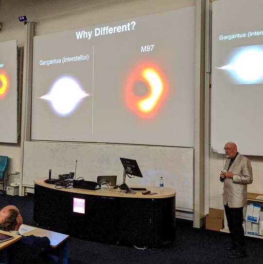 A physics lecture taking place at a top sixth form college