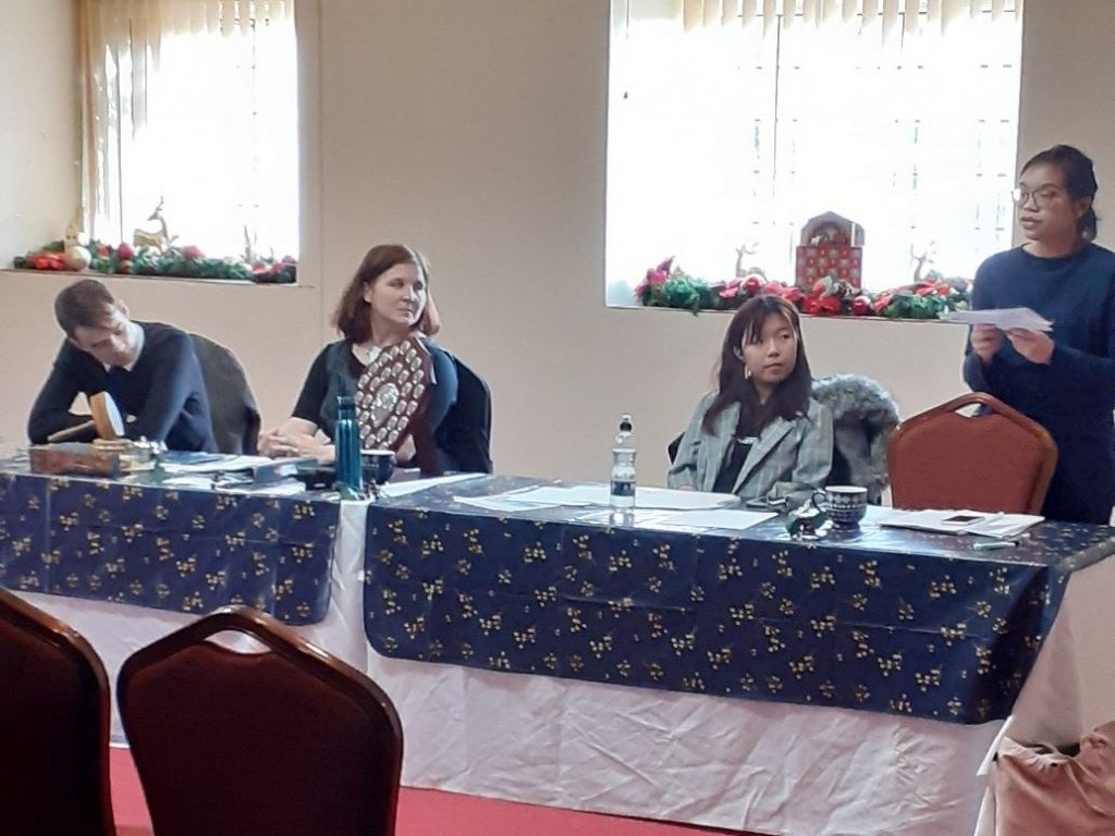 a debating competition taking place at a sixth form college in Cardiff