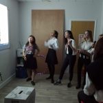 students from a top sixth form college having a Karaoke Night