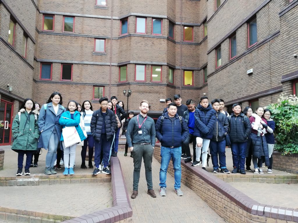 students from a private school in Cardiff on a Cambodian Student Visit