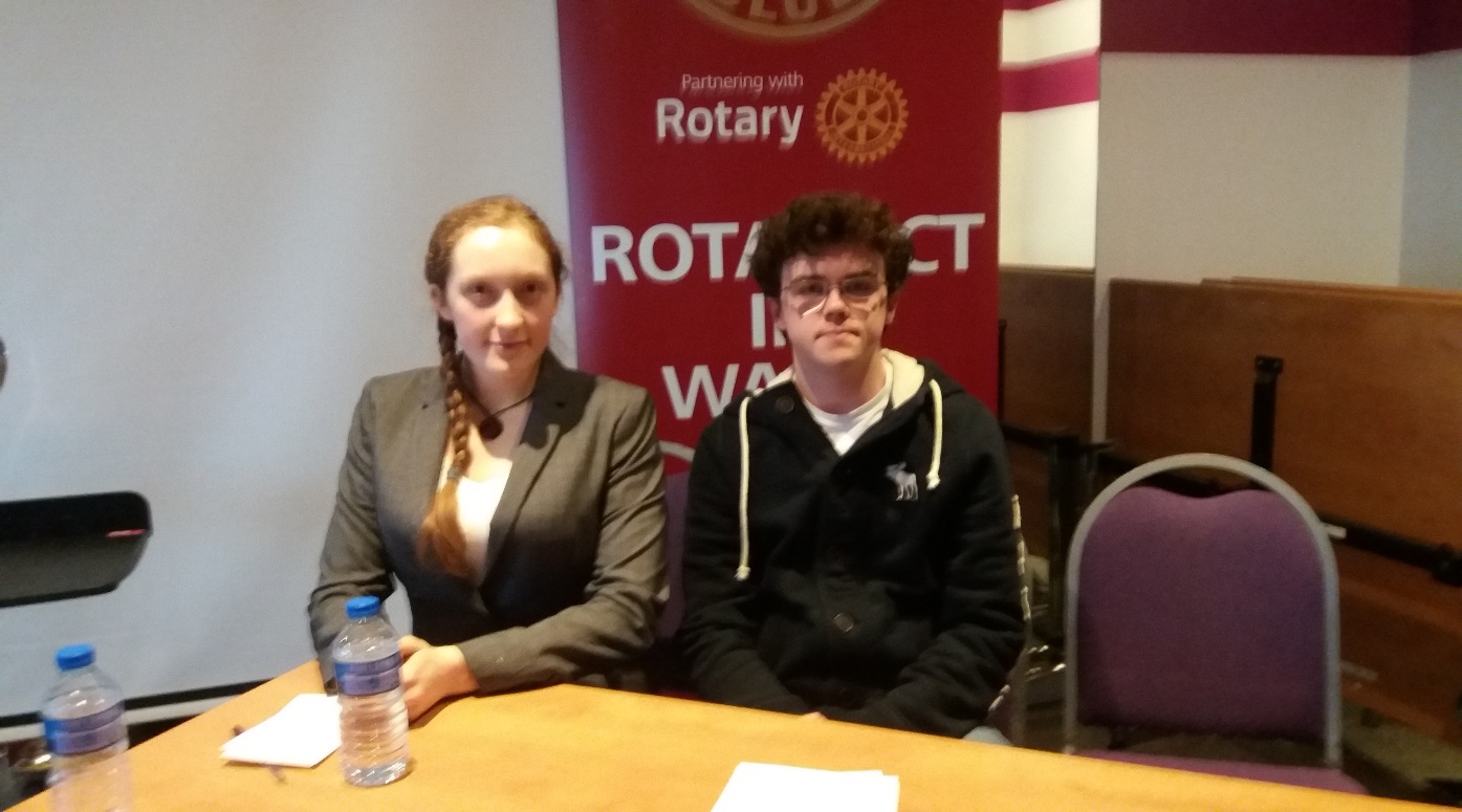 Rotary Young Interviewer, Seren Reddy-Jones