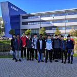 Students from a top sixth form College visiting Airbus and Rolls Royce