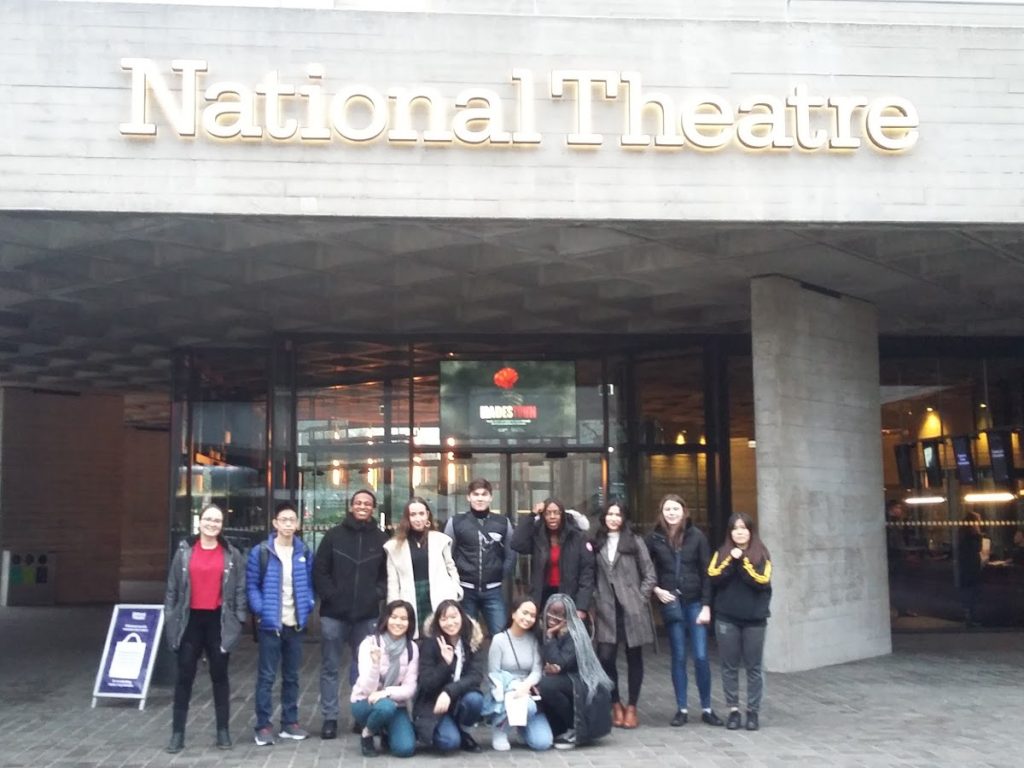 trip to national theatre in london