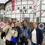 Students from a private school in Cardiff on a field trip